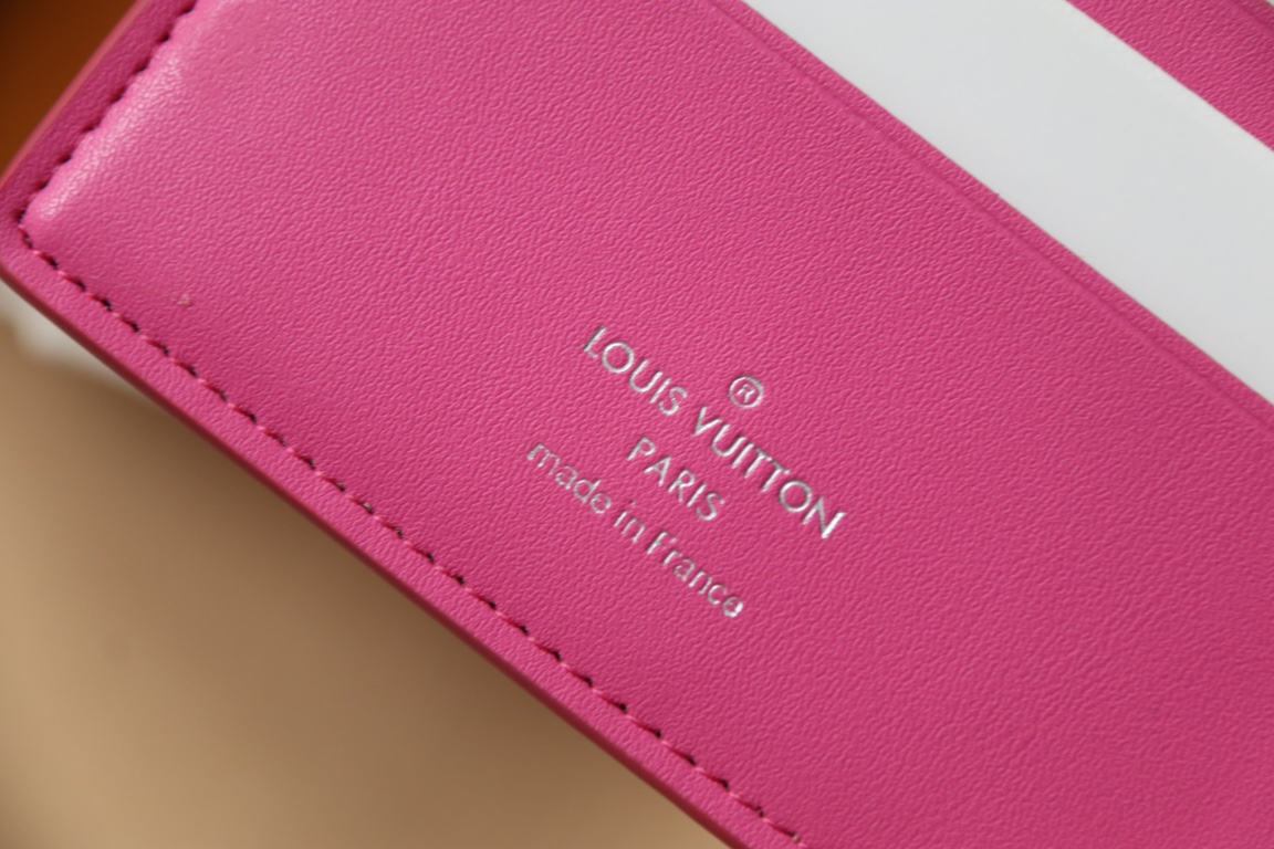 [TOP]Designer Rose Red Taurillon Leather Slender Wallet - Gorchic - $131.99