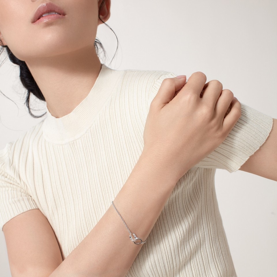 Cartyer Love Bracelet Cartyer Bracelet, White gold, Calssic size - Gorchic - $48.99