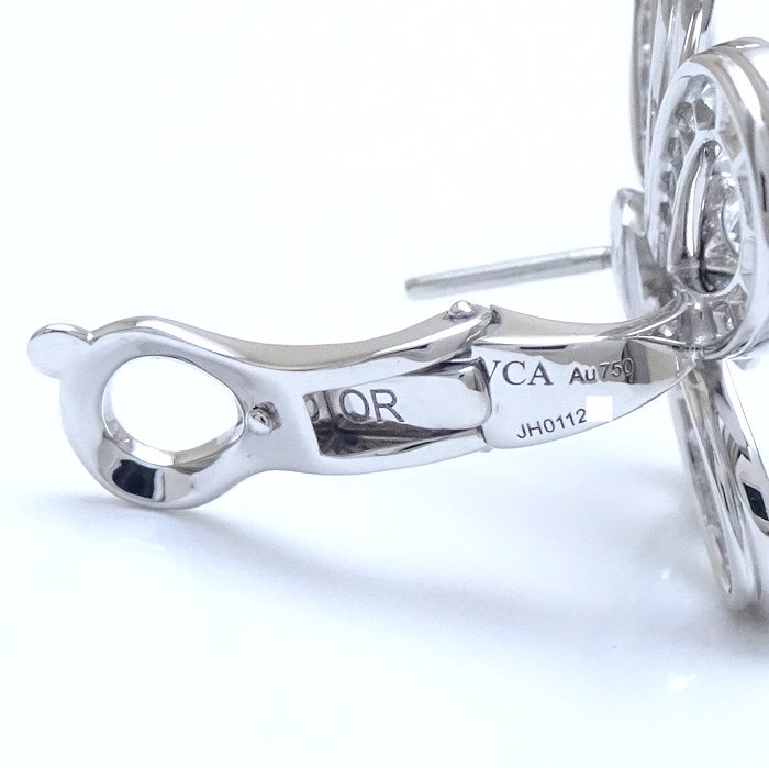 VAC Flowerlace earrings, White gold, diamonds - Gorchic - $44.99