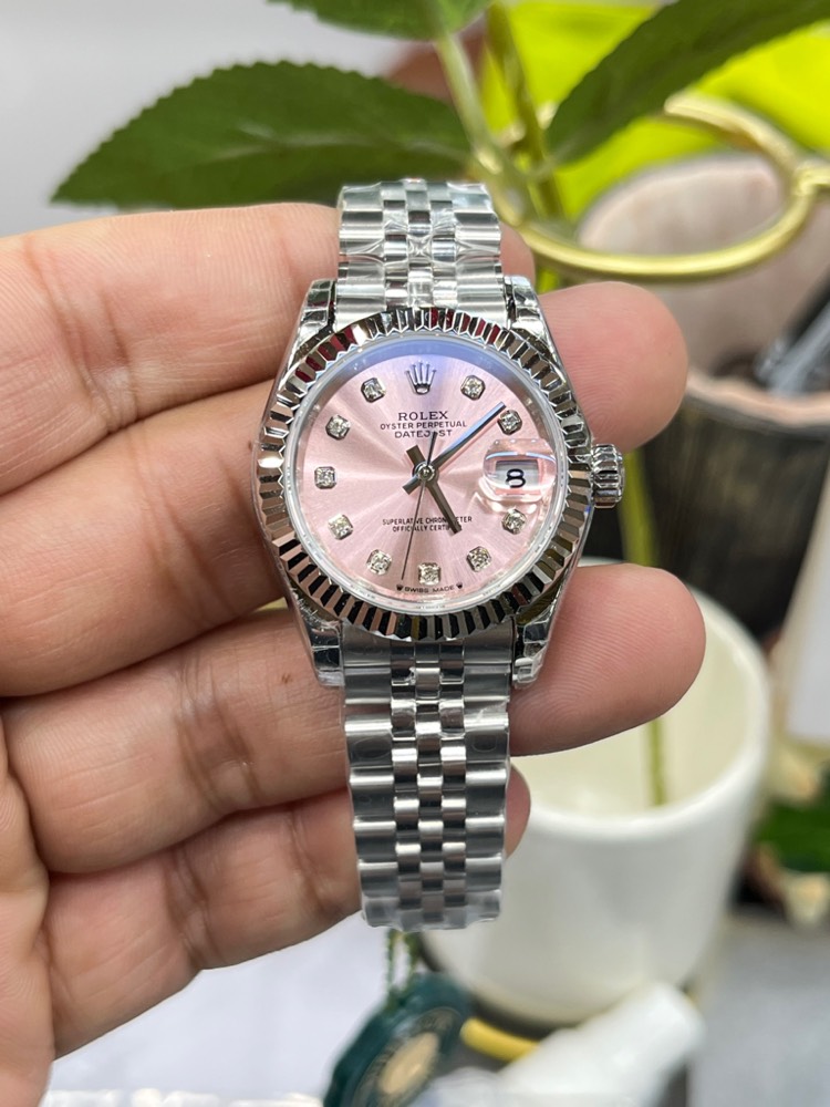 Rolex Datejust Rolex watch, Oystersteel, White Gold, Classic Size - Gorchic - $99.99