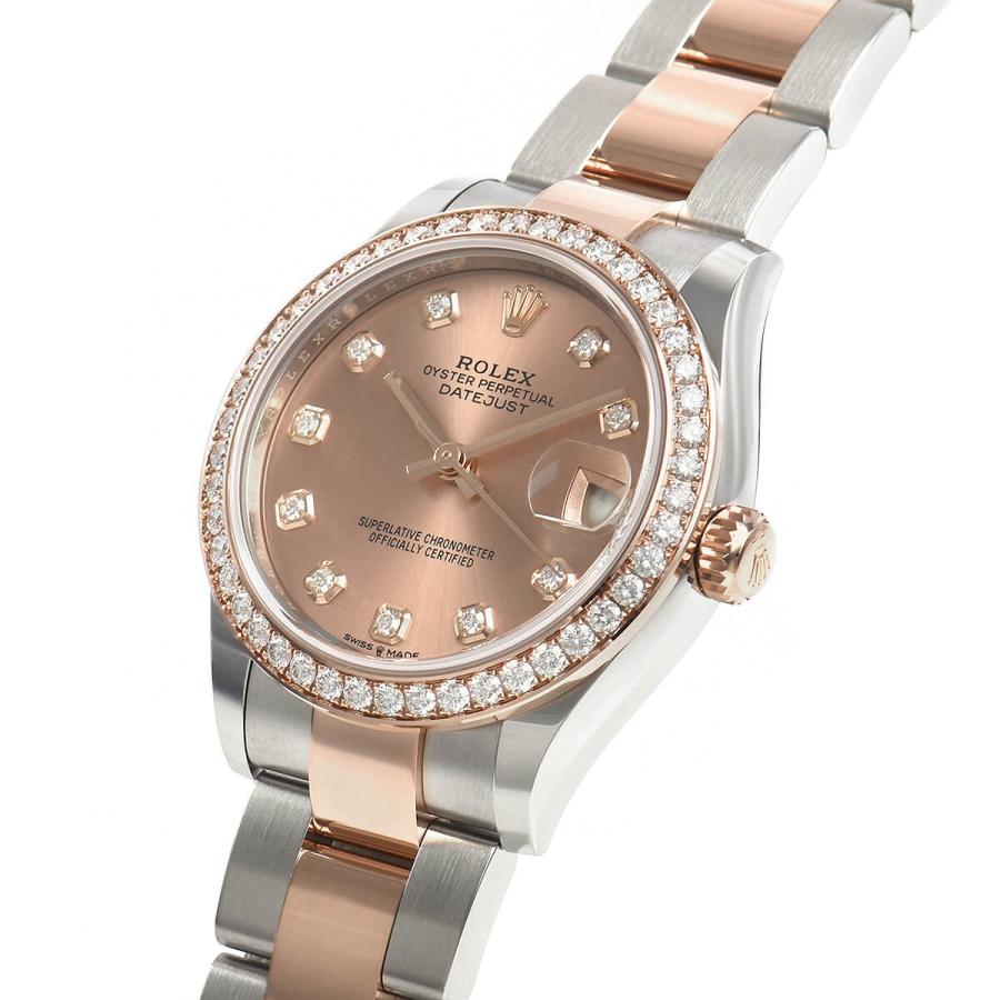 Rolex Datejust Rolex watch, Oystersteel, Rose Gold, Diamonds, Classic Size - Gorchic - $118.99