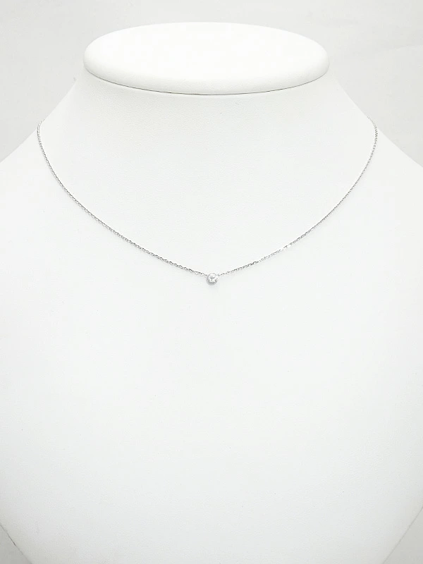 Cartyer d'Amour pendant necklace Cartyer pendant, Rose gold, diamonds, Mini model - Gorchic - $44.99