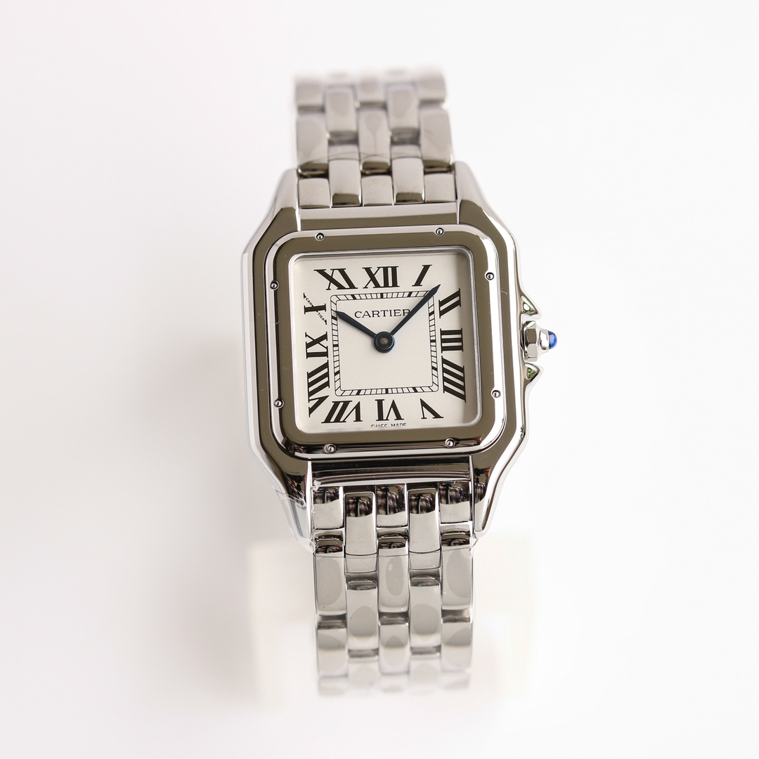Cartyer Panthère de Cartyer watch, White Gold, Large Model - Gorchic - $120.99