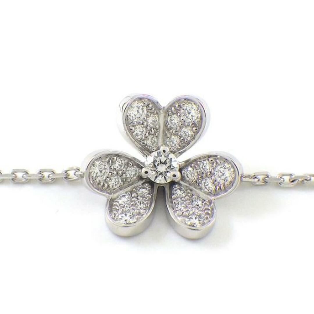 VAC Vinatge Frivole bracelet, White gold, diamonds, Mini model - Gorchic - $48.99