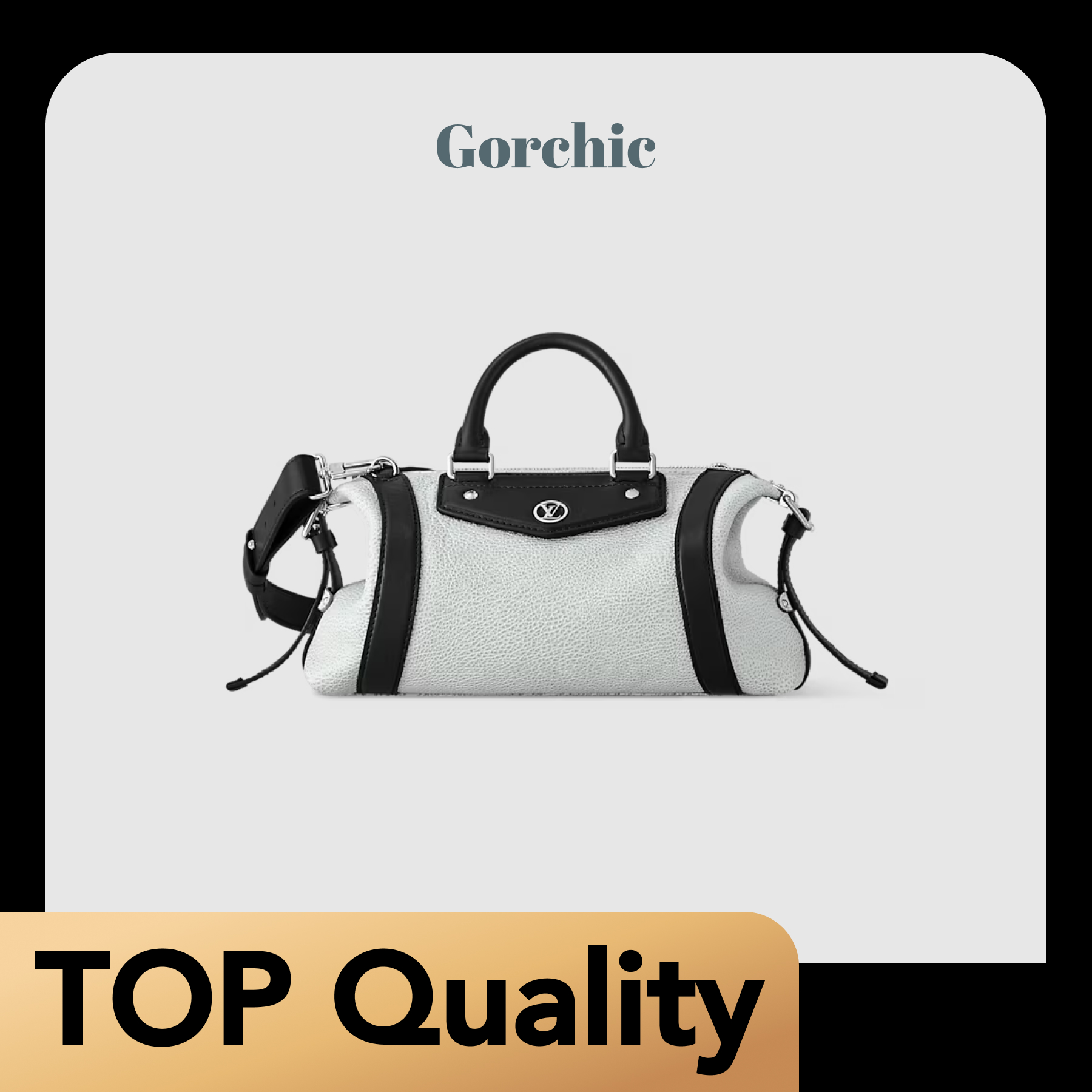 [TOP]Designer Bag Biker PM Bag - Cloud Gray - Gorchic - $446.99