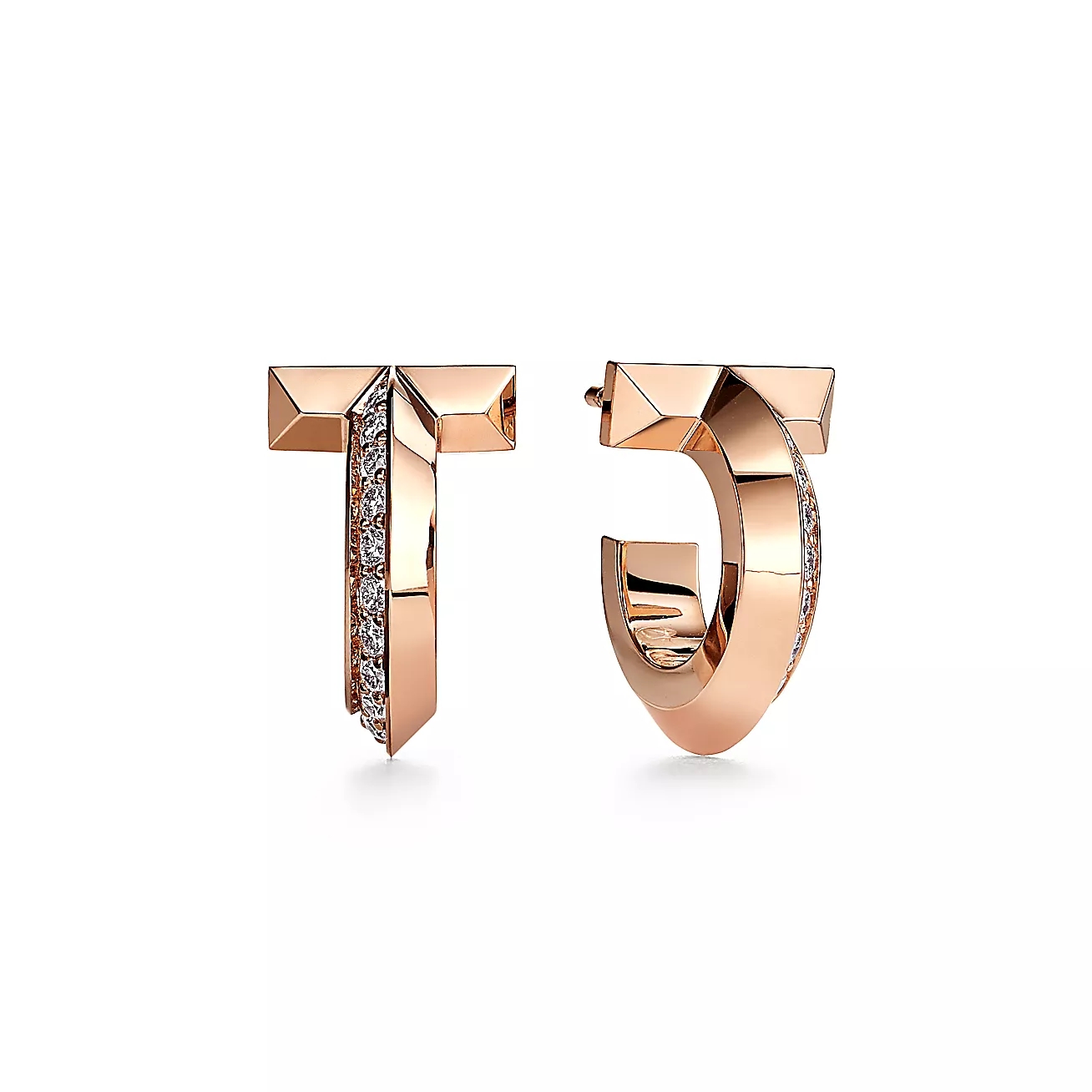 T.F. T T1 Hoop Earrings - Gorchic - $44.99