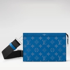[TOP]Designer Gaston Wearable Wallet/Shoulder Bag - Blue - Gorchic - $168.99
