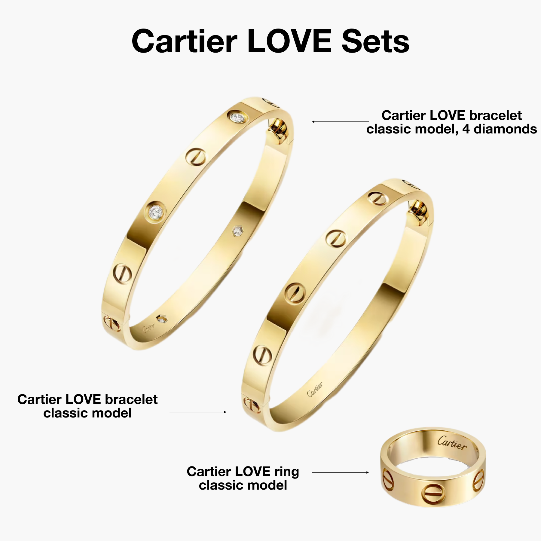 Cartyer LOVE Sets - Gorchic - $128.99