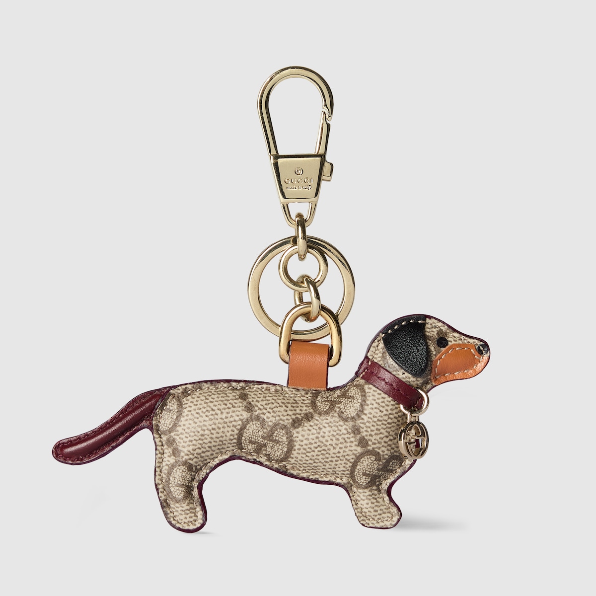 Double-G Dog-shaped bag charm - Gorchic - $36.99