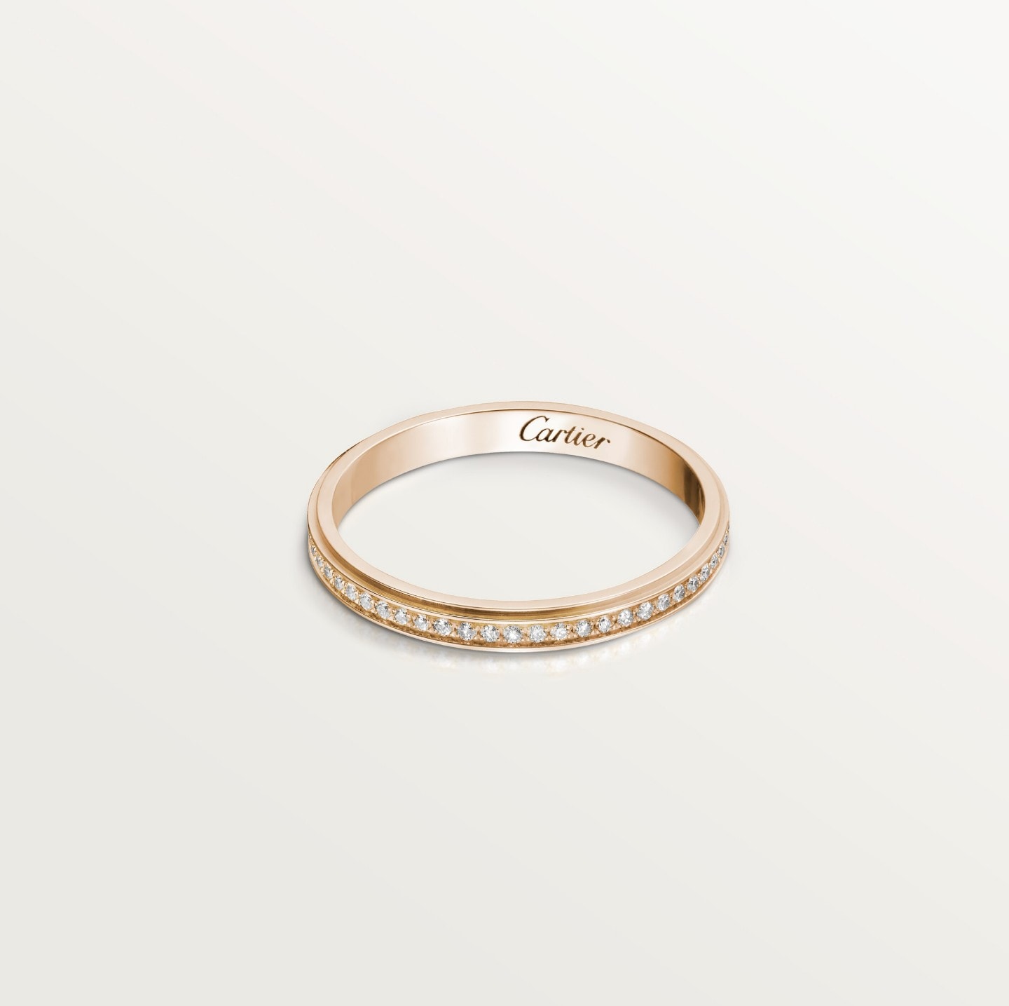 Cartyer d'Amour wedding ring Cartyer ring, Rose gold, diamonds - Gorchic - $39.99