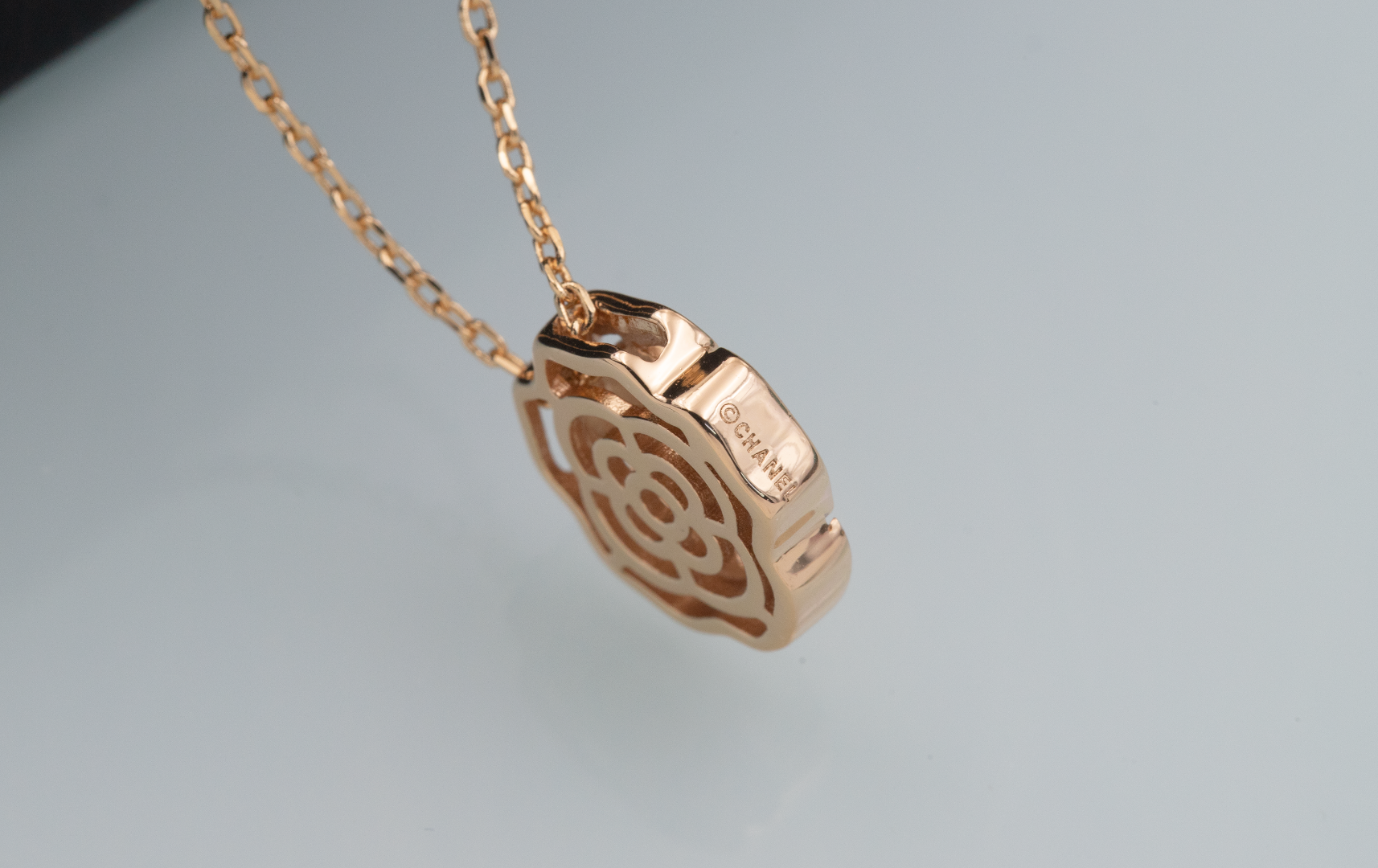 CC Inspired  Extrait de Camélia necklace - Gorchic - $44.99