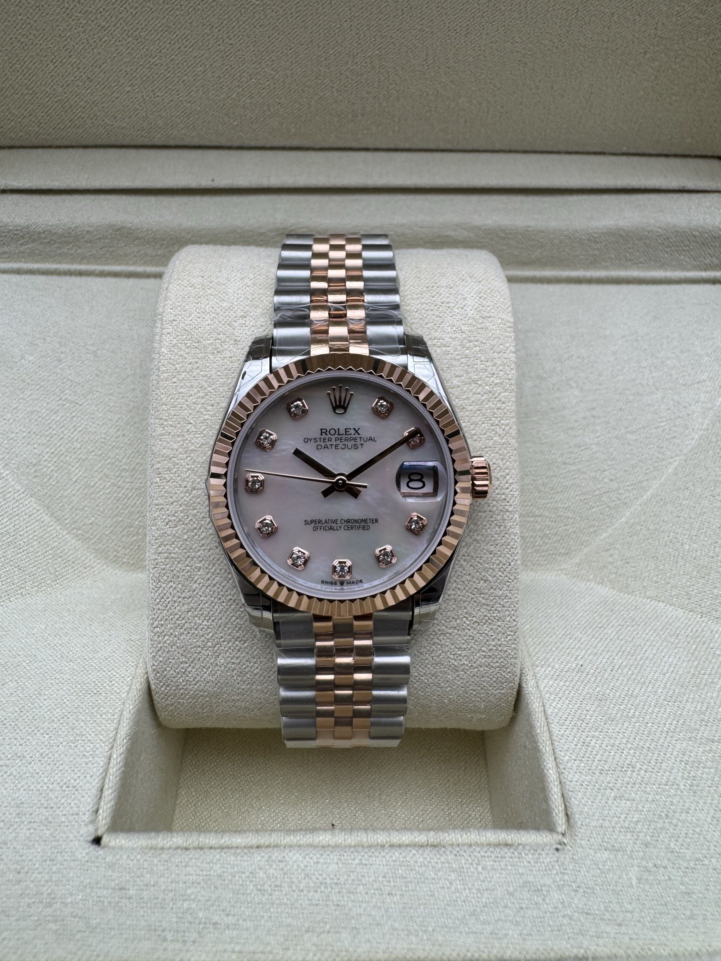 Rolex Datejust Rolex watch, Oystersteel, Rose Gold,Classic Size - Gorchic - $130.99