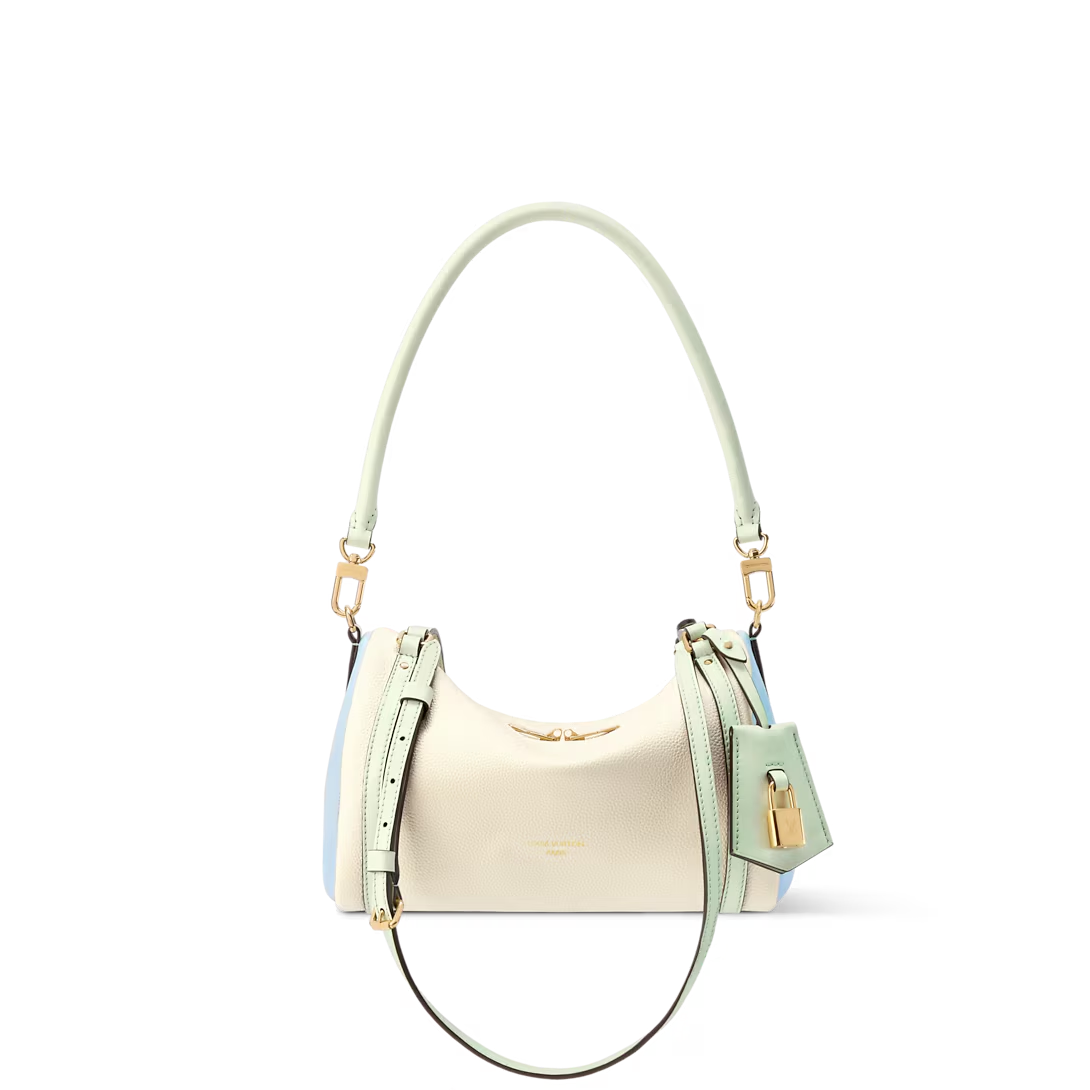 [TOP]Designer Express PM Bag - Ivory/Olympian Blue - Gorchic - $403.99