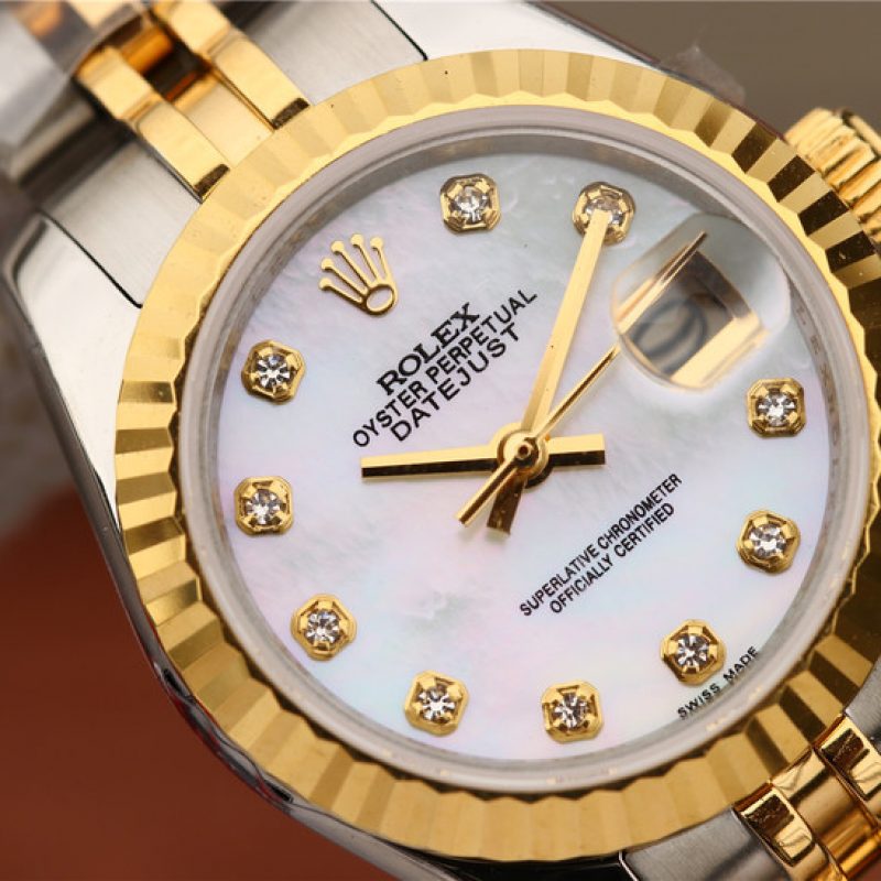 Rolex Datejust Rolex watch, Oystersteel, Yellow Gold, Classic Size - Gorchic - $130.99