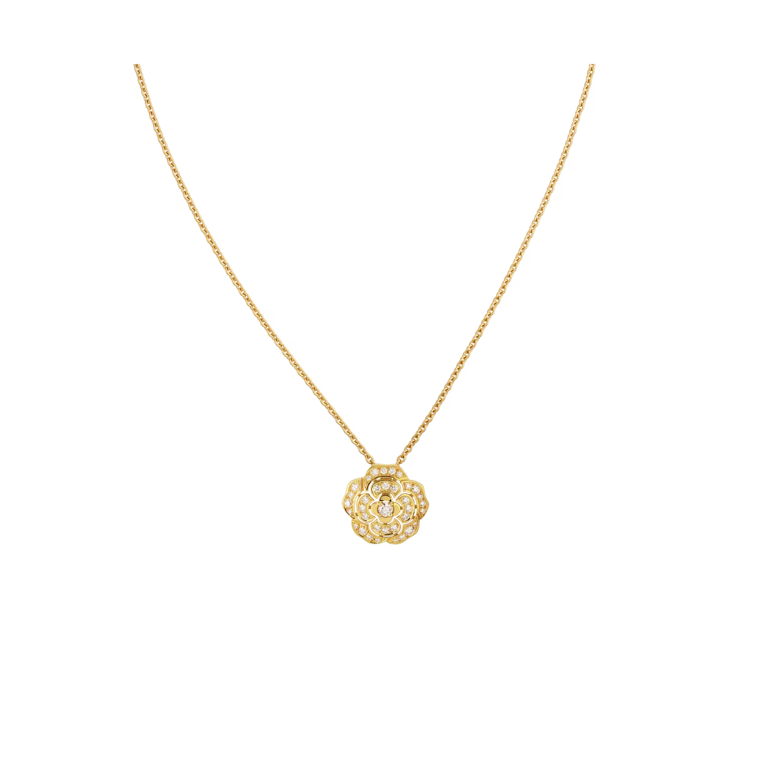 CC Inspired Bouton de Camélia necklace - Gorchic - $44.99