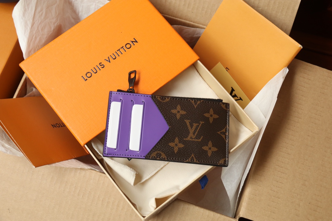 [TOP]Designer Monogram Macassar Coin Card Holder - Gorchic - $120.99