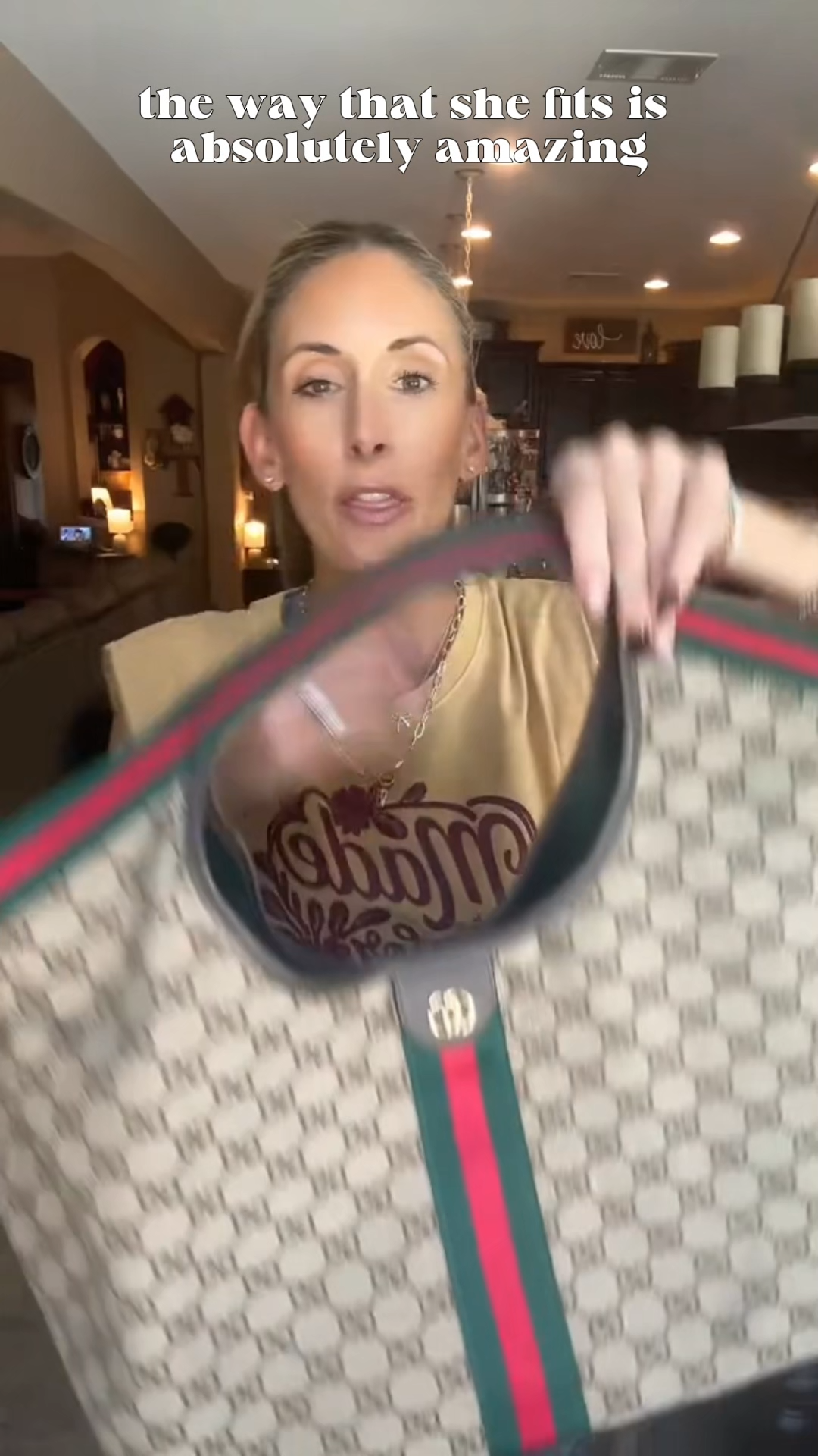 Double-G Giglio large tote bag - Gorchic - $129.99