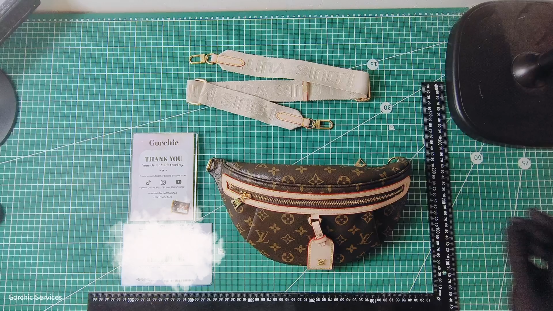 Designer Monogram Monogram High Rise Bumbag - Gorchic - $113.99