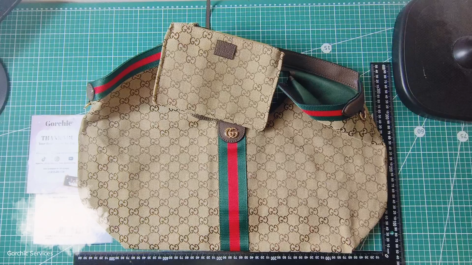 Double-G Giglio large tote bag - Gorchic - $129.99