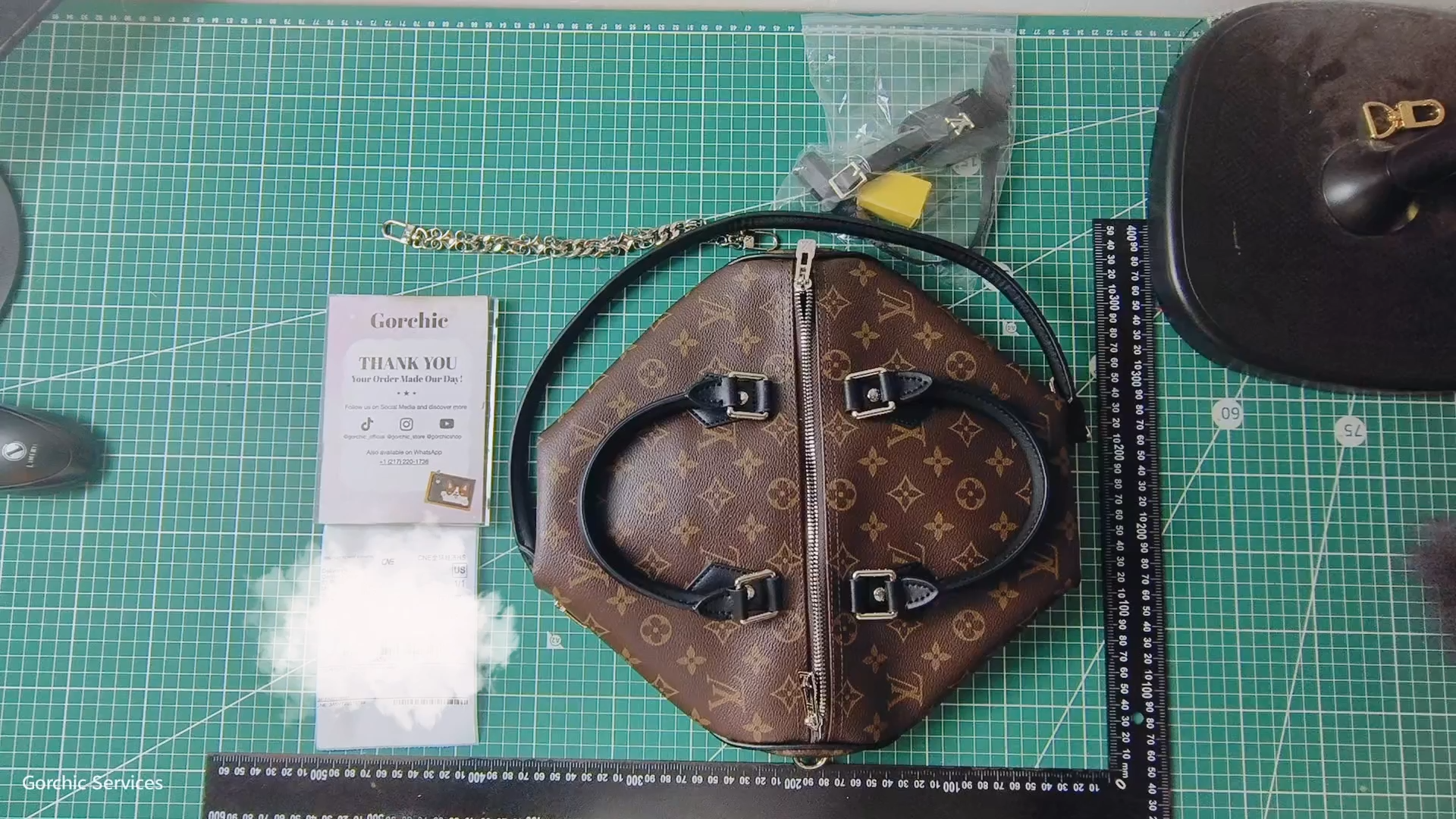 Designer Monogram Speedy Soft 30 Boho Black Handbag - Gorchic - $144.99