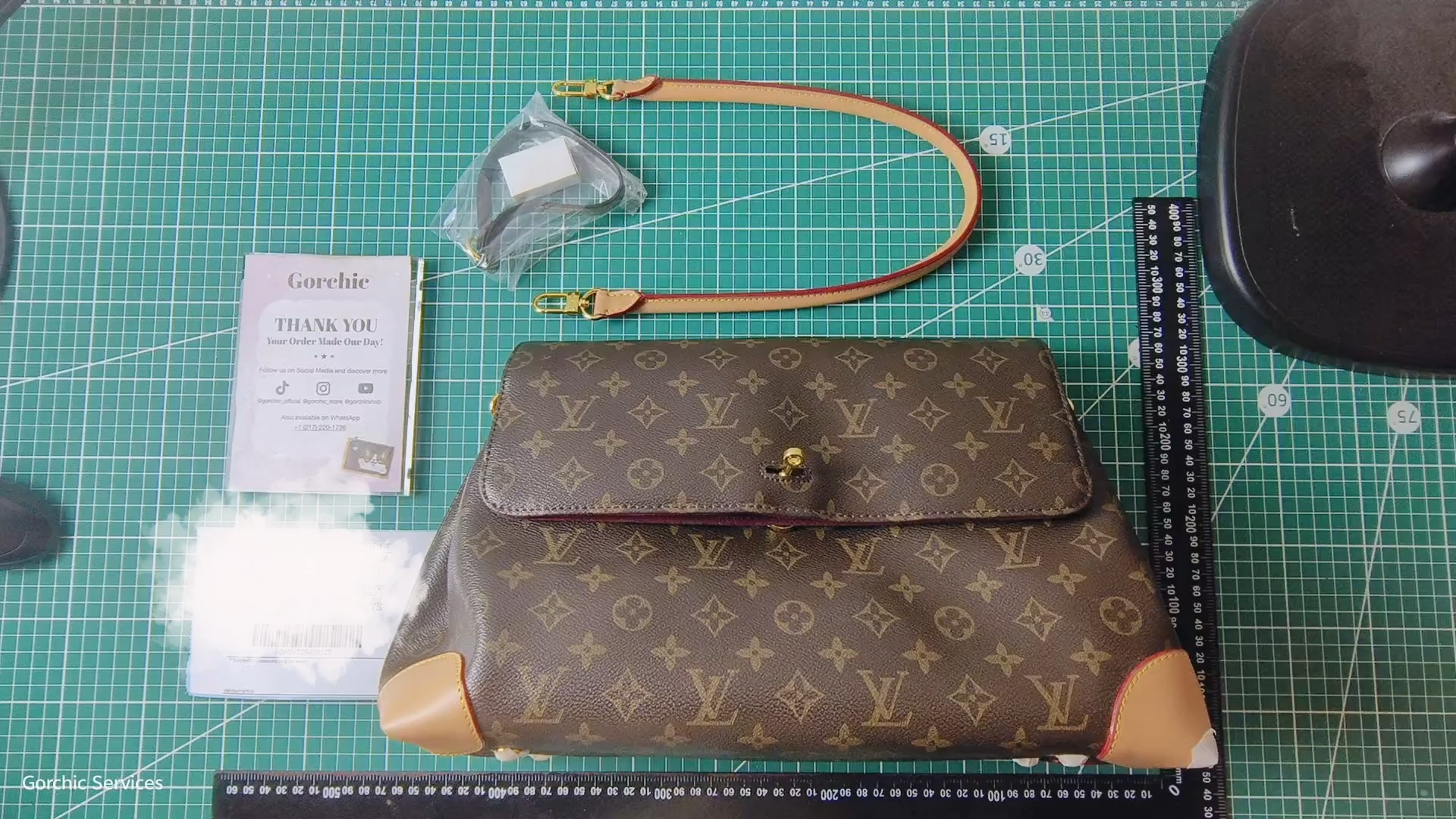 Designer Hide Away MM Monogram Coated canvas - Bag - Gorchic - $132.99