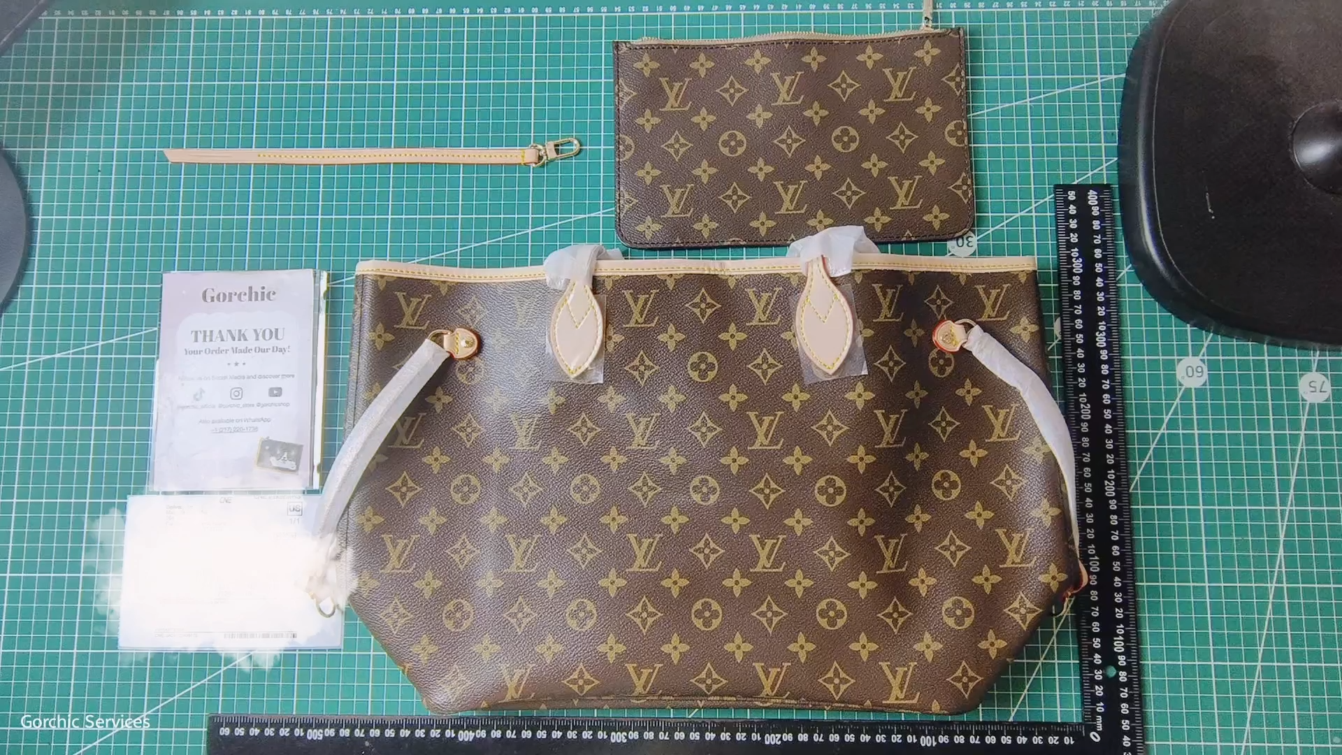 Designer Monogram Neverfull MM Classic Bag - Gorchic - $110.99