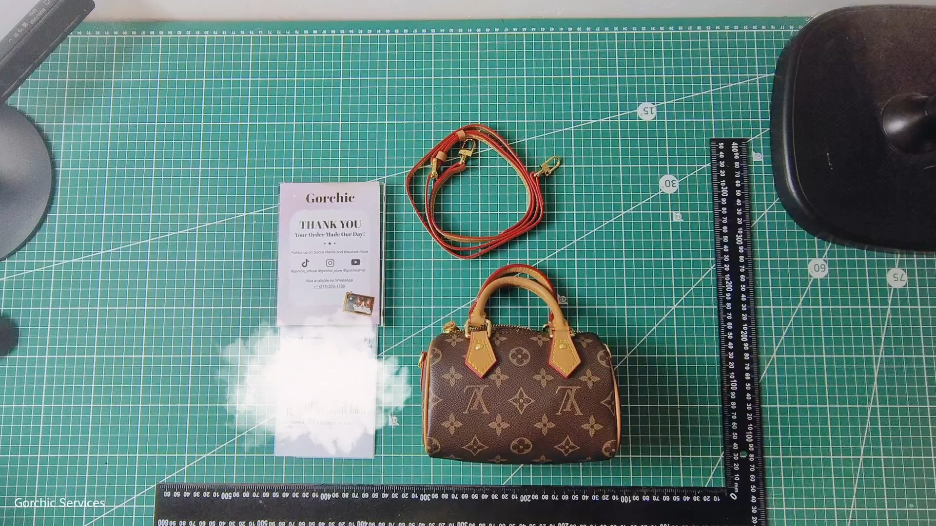 Designer Monogram Nano Speedy - Bag - Gorchic - $98.99