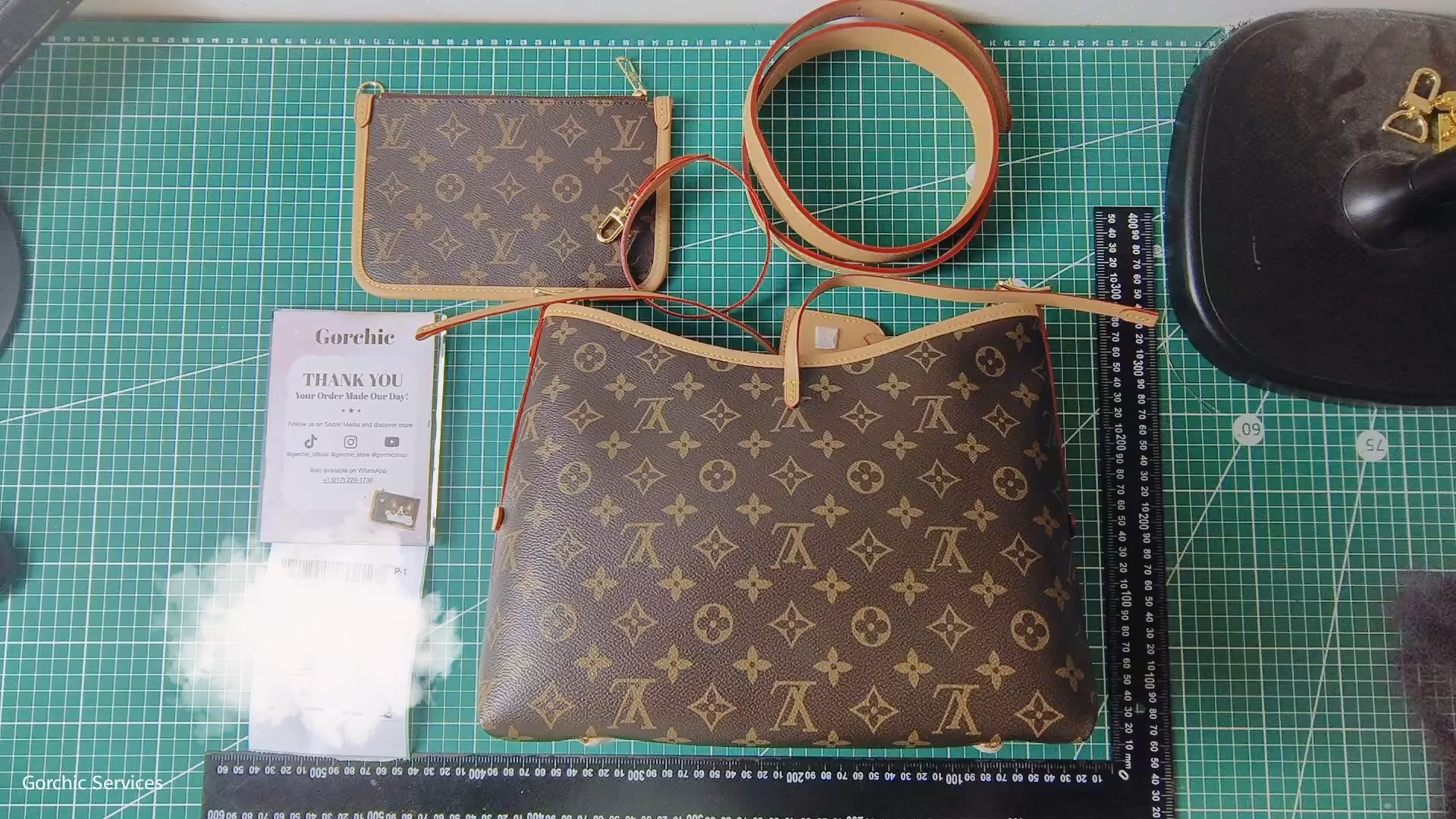 Designer Monogram  CarryAll PM - Bag - Gorchic - $114.99