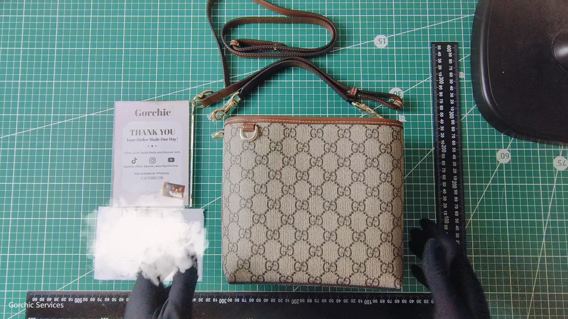 [TOP]Double-G GG Emblem bucket bag - Small - Gorchic - $286.99