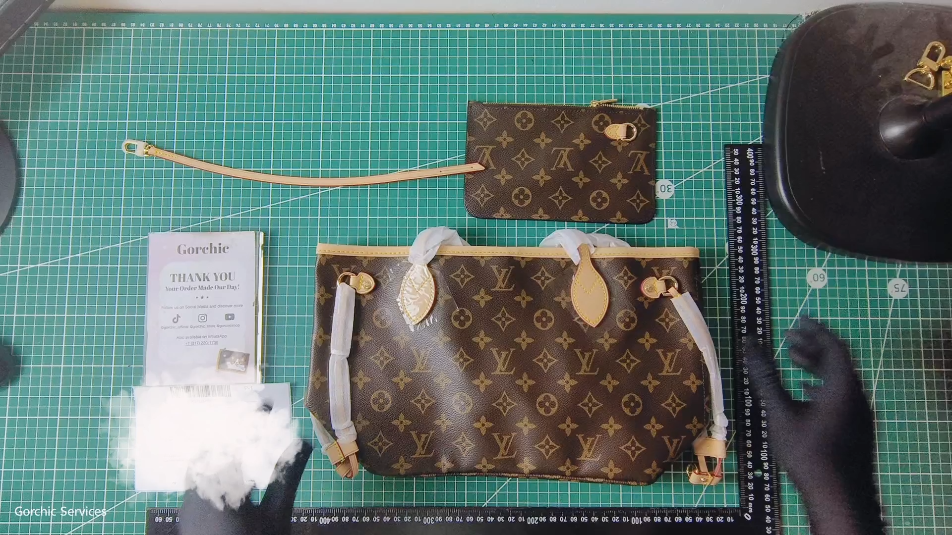 Designer Monogram Neverfull PM bag - Gorchic - $110.99