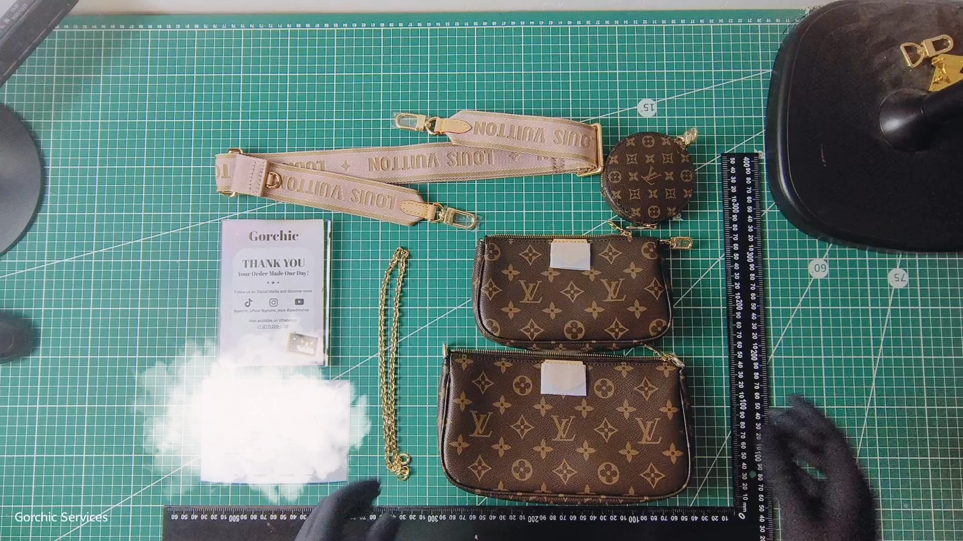 [TOP] Designer Bag Multi Pochette Accessoires Pink Strap Bag - Gorchic - $187.99