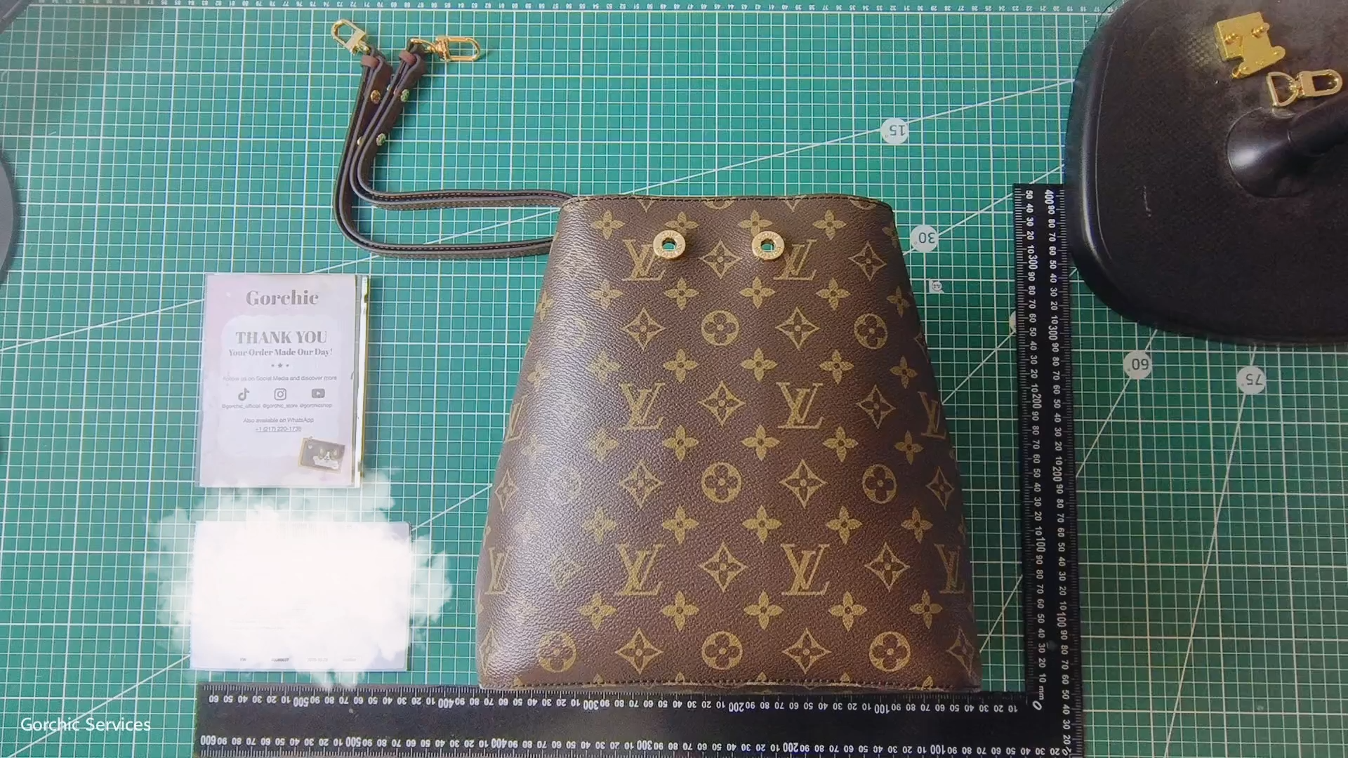 Designer Monogram  NeoNoe MM Bucket Bag - Gorchic - $110.99