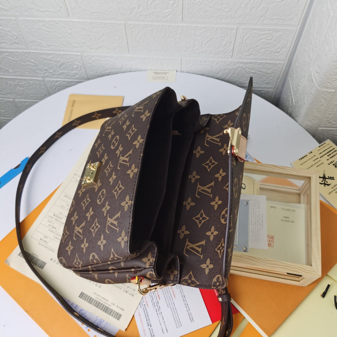 Designer Monogram Metis Pochette Monogram Brown - Crossbody Bag - Gorchic - $117.99