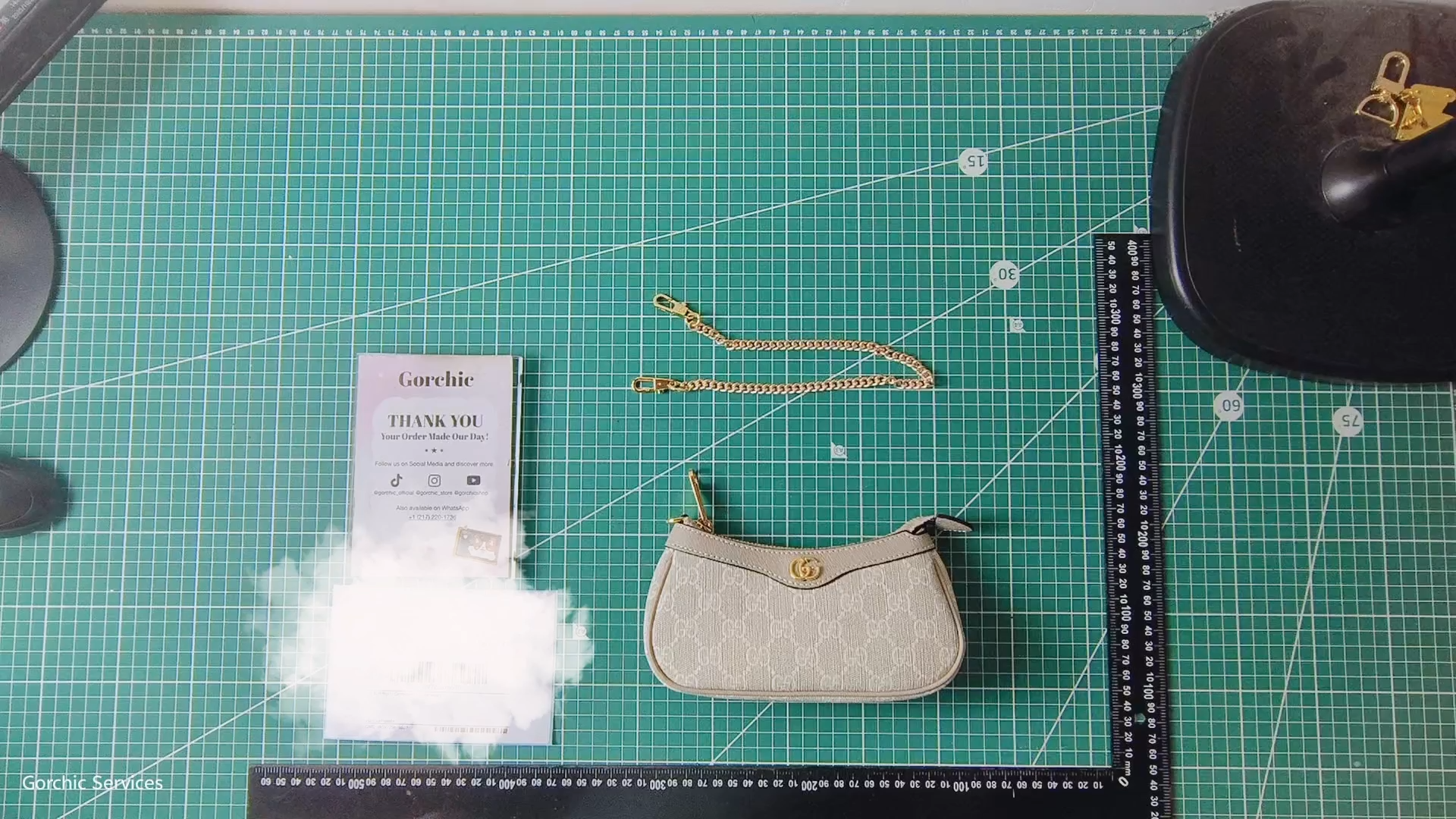 Double-G Ophidia Collection Handbag - Beige And White Bag - Gorchic - $108.99