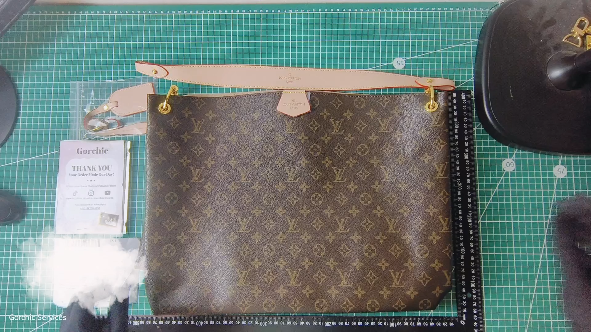 Designer Monogram Graceful MM Monogram Canvas Shoulder Bag - Gorchic - $120.99