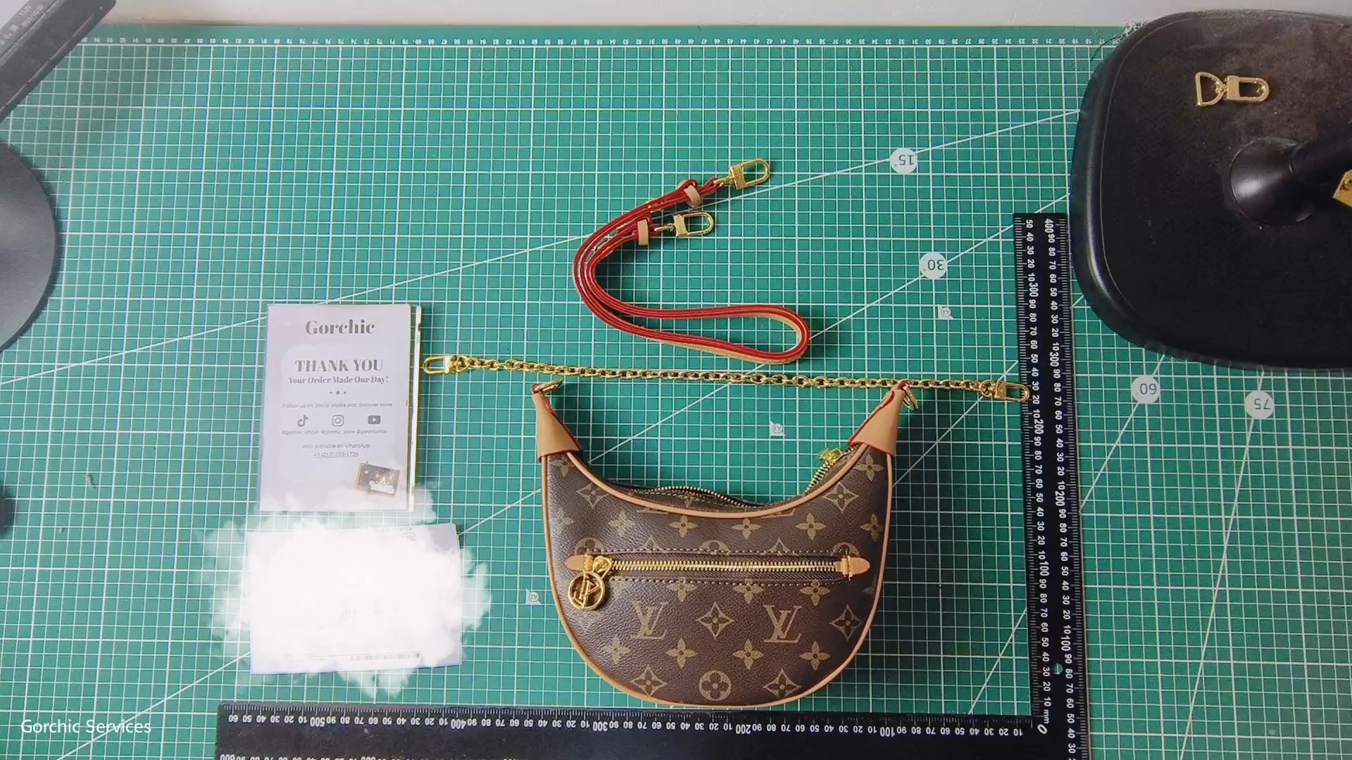 Designer Monogram  Loop Handbag Monogram Brown - Bag - Gorchic - $110.99