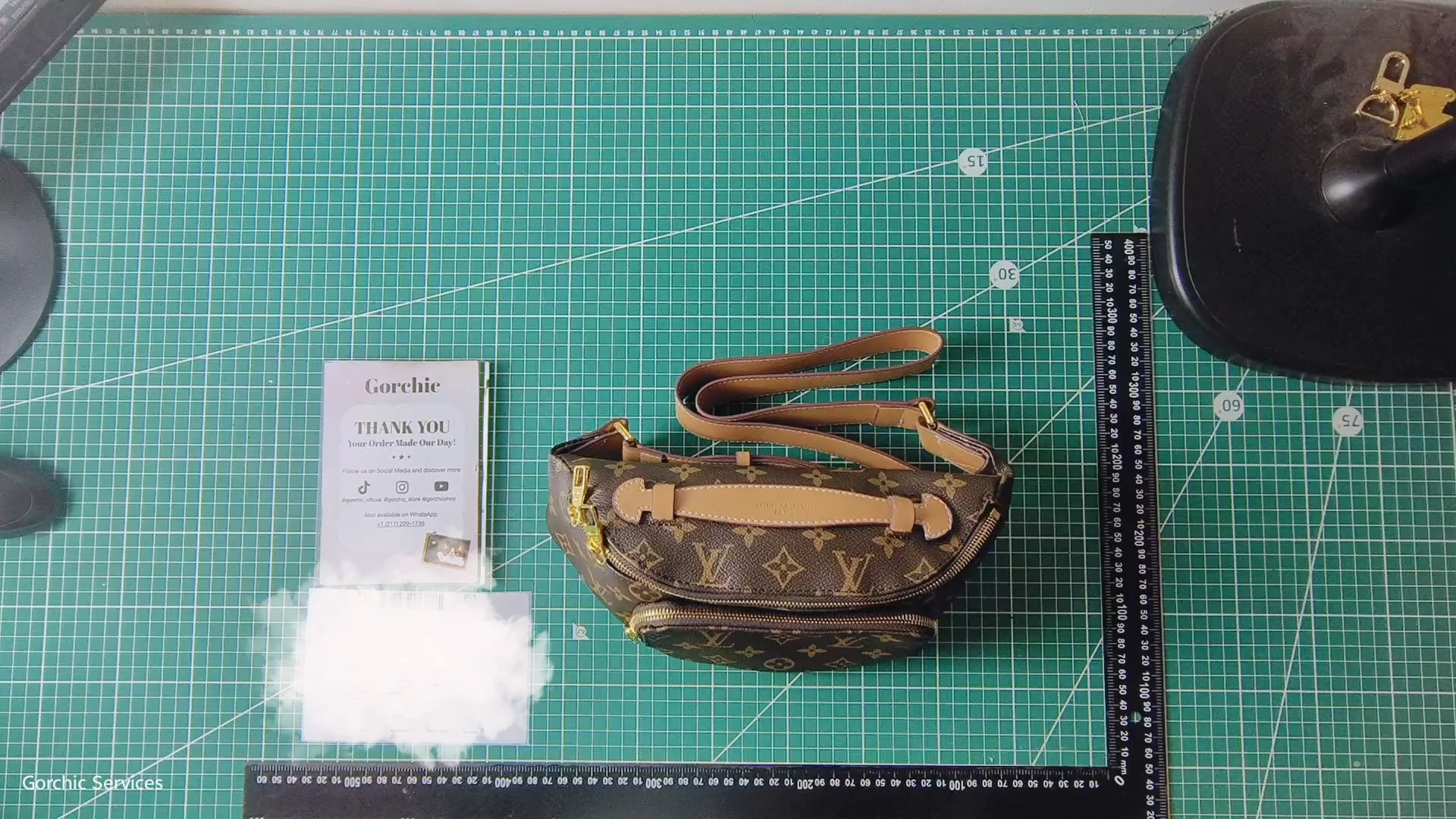 Designer Monogram Rush Bumbag Monogram Dust canvas - Bag - Gorchic - $129.99