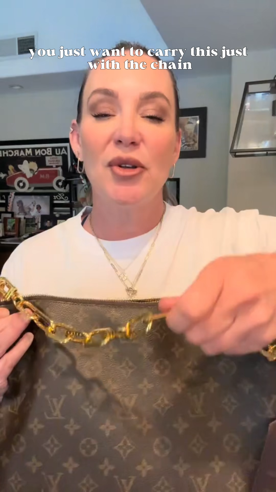 Designer Monogram Coussin Hobo MM Monogram Bag - Gorchic - $122.99