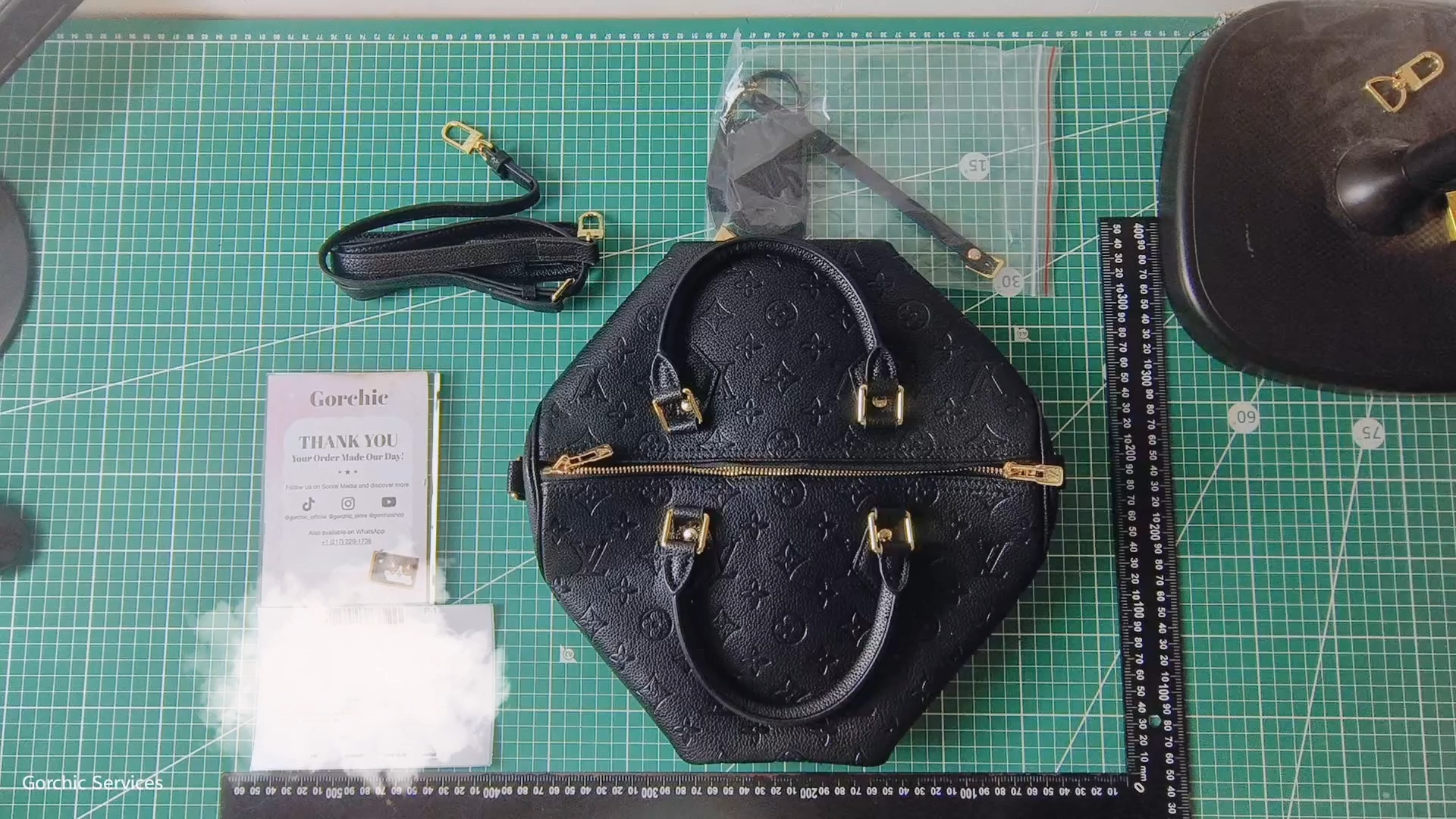 Designer Monogram Speedy Soft 30 Bag-Black - Bag - Gorchic - $124.99