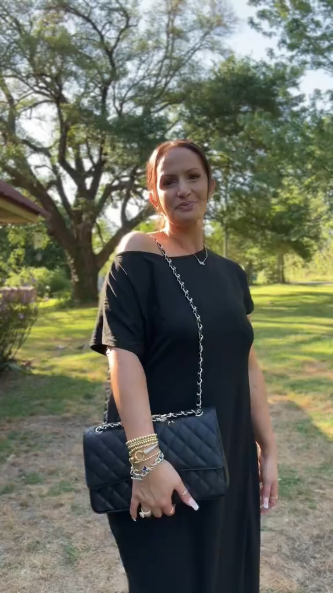 CC Inspired Classic Flag Bag Jumbo Classic Double Flap Bag Black Caviar Sliver Hardware - Bag - Gorchic - $125.99