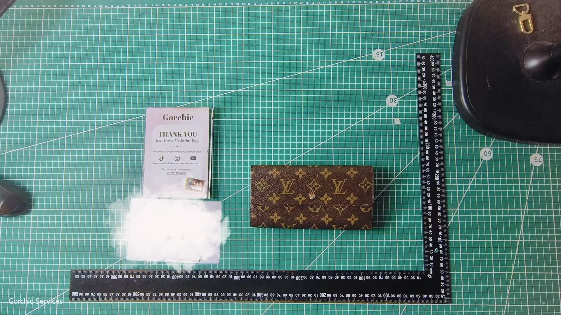 Designer Monogram Portefeuille Sarah Long Wallet - Gorchic - $44.99