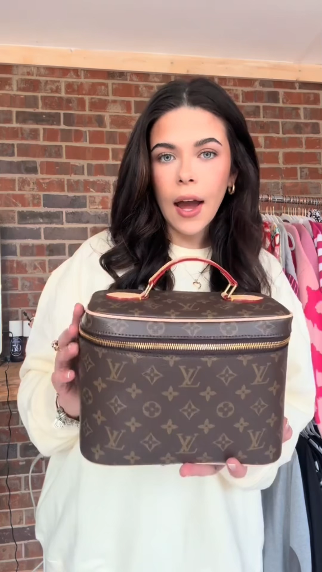 Designer Monogram Monogram Nice BB Brown - Bag - Gorchic - $132.99