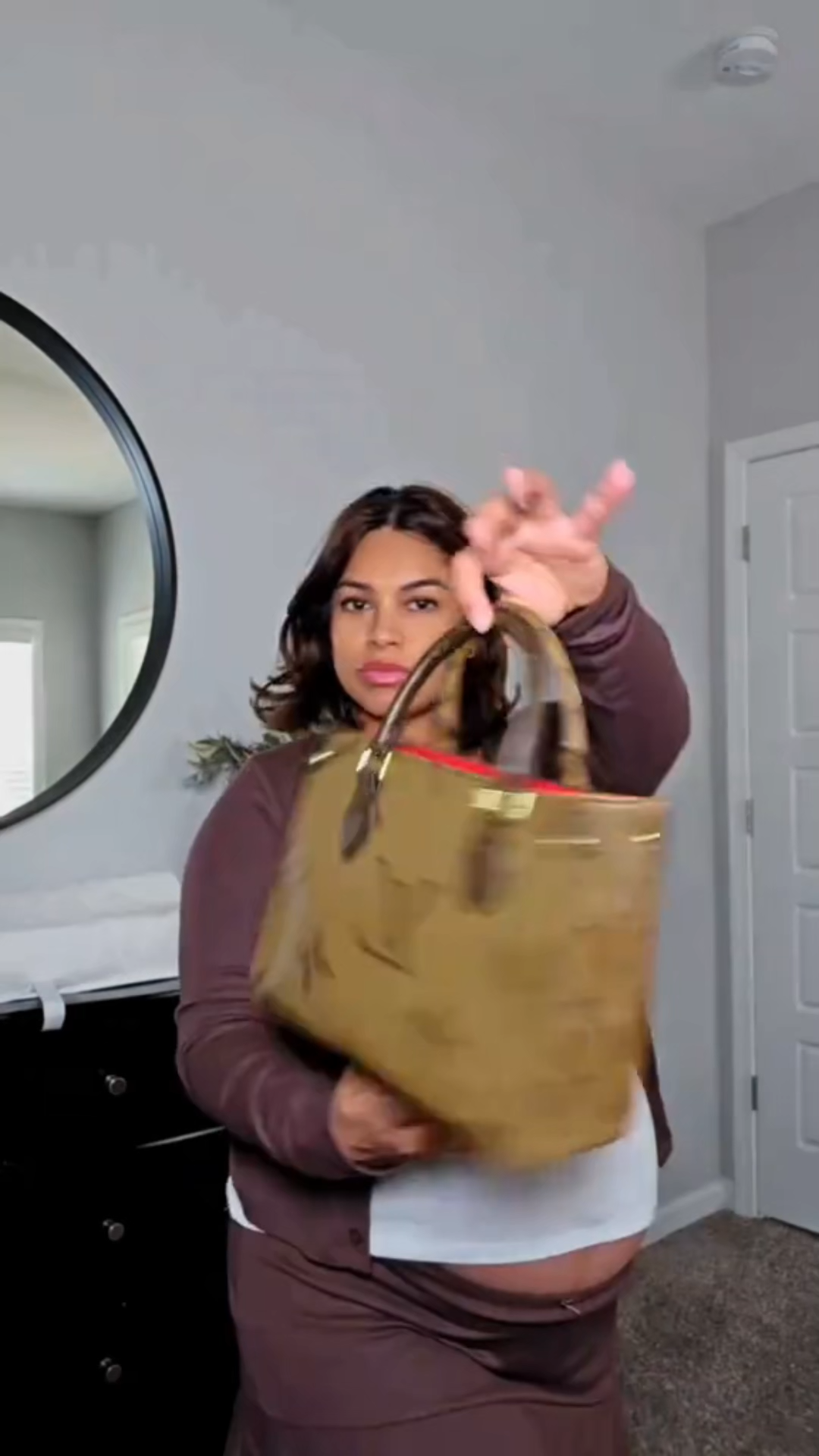 Designer Monogram Canvas Onthego MM Vintage Long Strap - Bag - Gorchic - $114.99