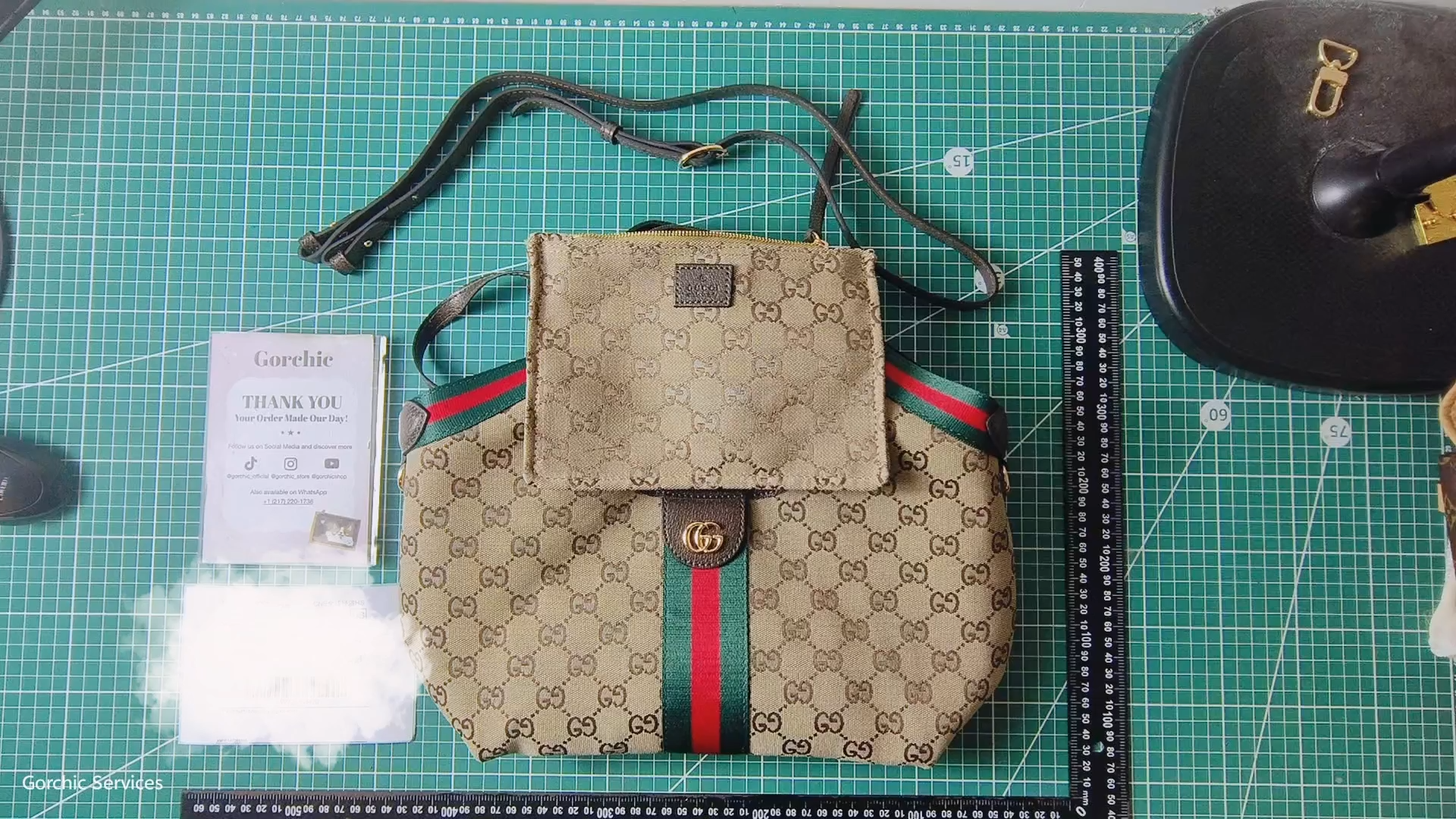 Double-G Giglio Small tote bag - Gorchic - $124.99