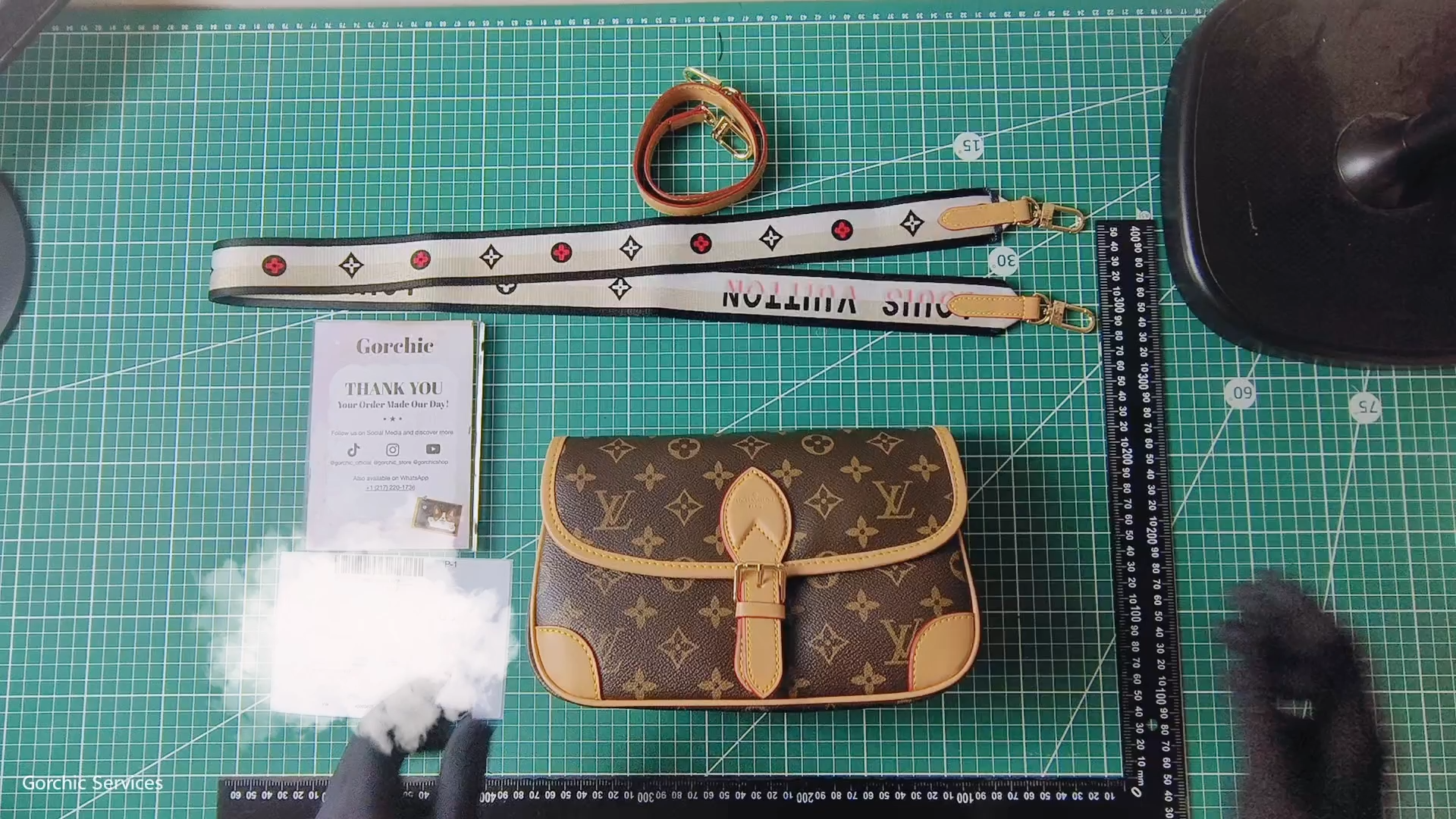 Designer Monogram Diane NM Handbag Monogram Canvas - Bag - Gorchic - $124.99