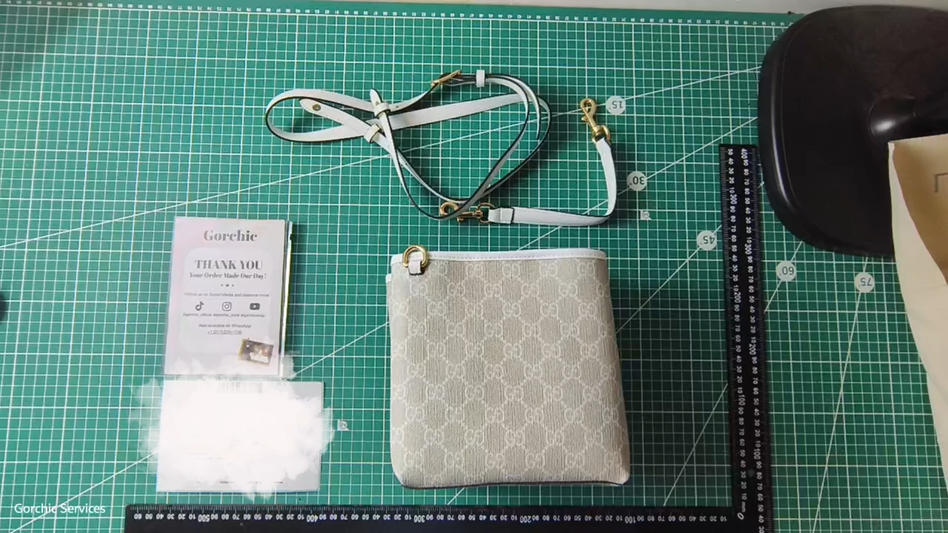 Double-G GG Emblem Bucket Bag - Off white - Gorchic - $120.99