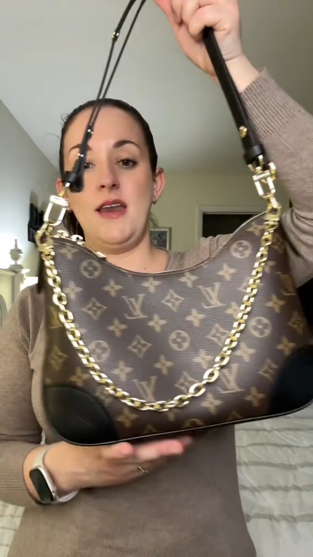 Designer Monogram Boulogne NM Black - Bag - Gorchic - $124.99