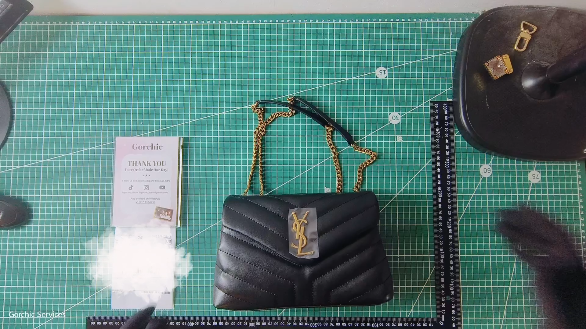 Lady Designer Loulou Small Quilted Leather Shoulder Bag Black - Bag - Gorchic - $121.99