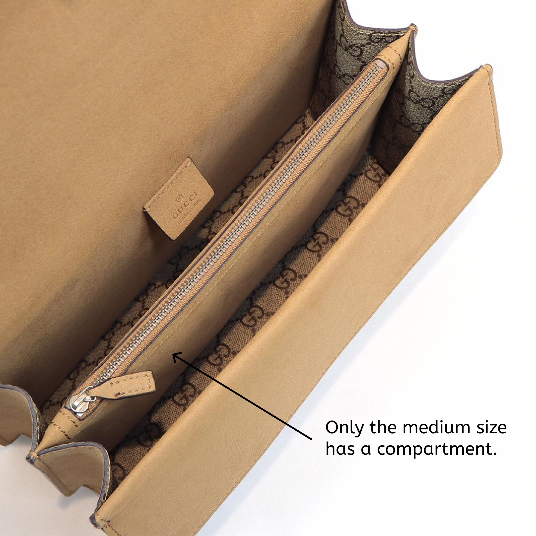 Double-G DIONYSUS GG Shoulder Bag With Beige - Bag - Gorchic - $106.99