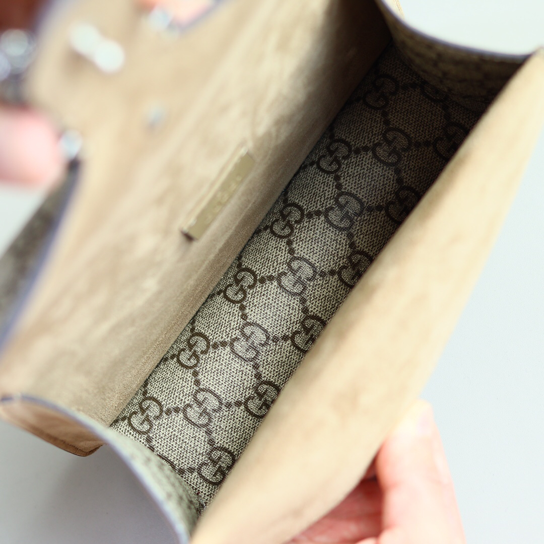 Double-G DIONYSUS GG Shoulder Bag With Beige - Bag - Gorchic - $106.99